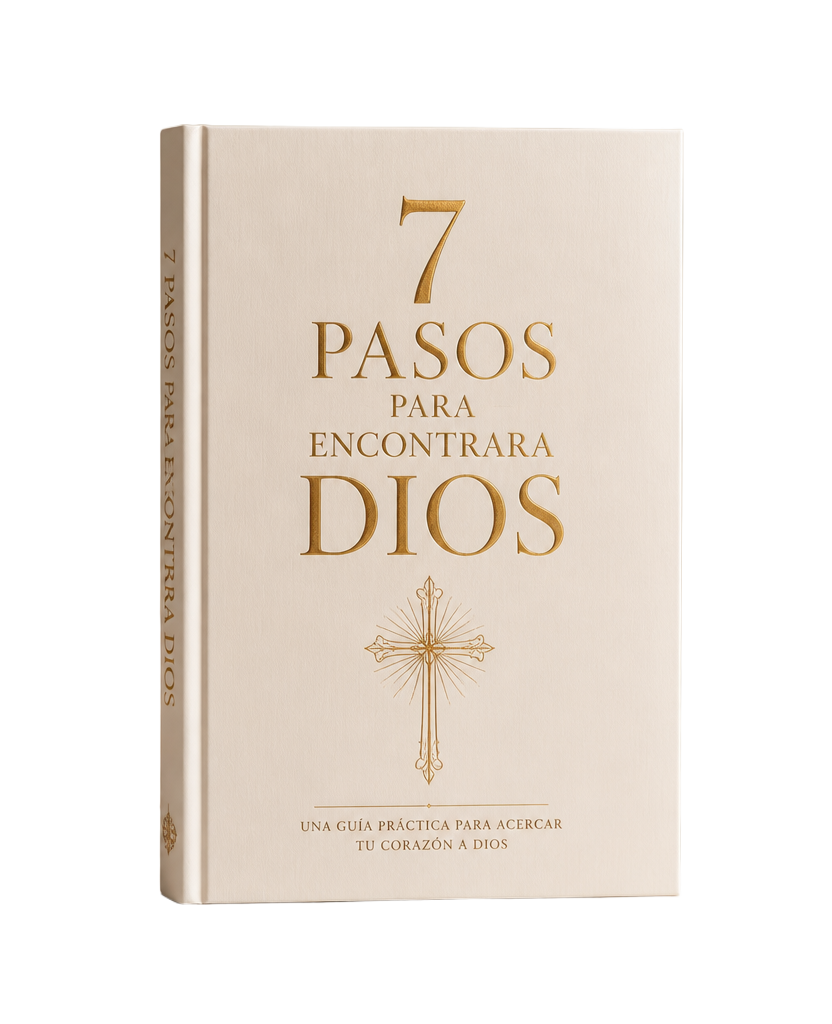Mockup del ebook 7 Pasos para Encontrar a Dios